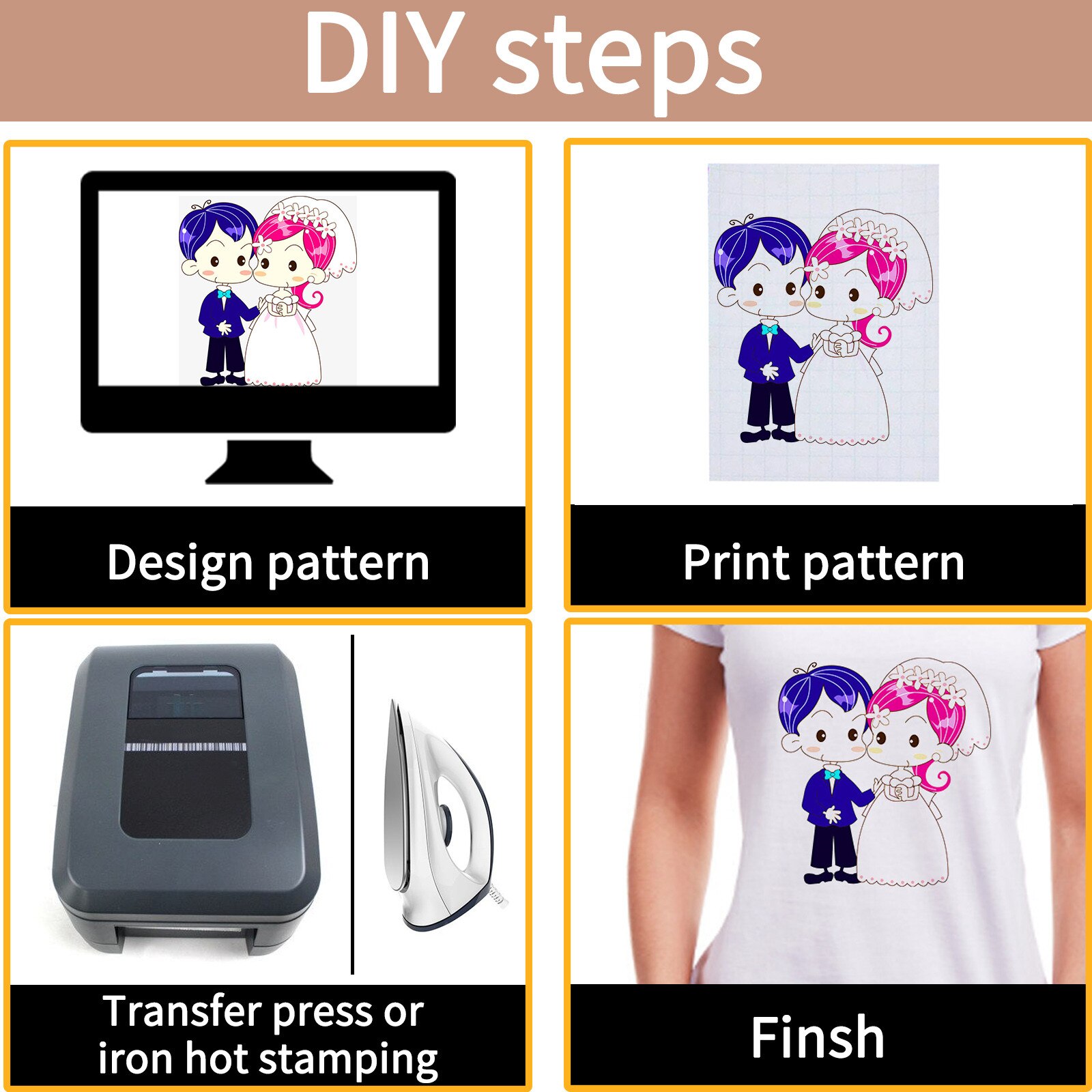 20Pcs Thermal Transfer Paper Can Be Ironed With Heat Transfer Paper Can Be Printed On Cotton Clothes Garment Thermal Paper