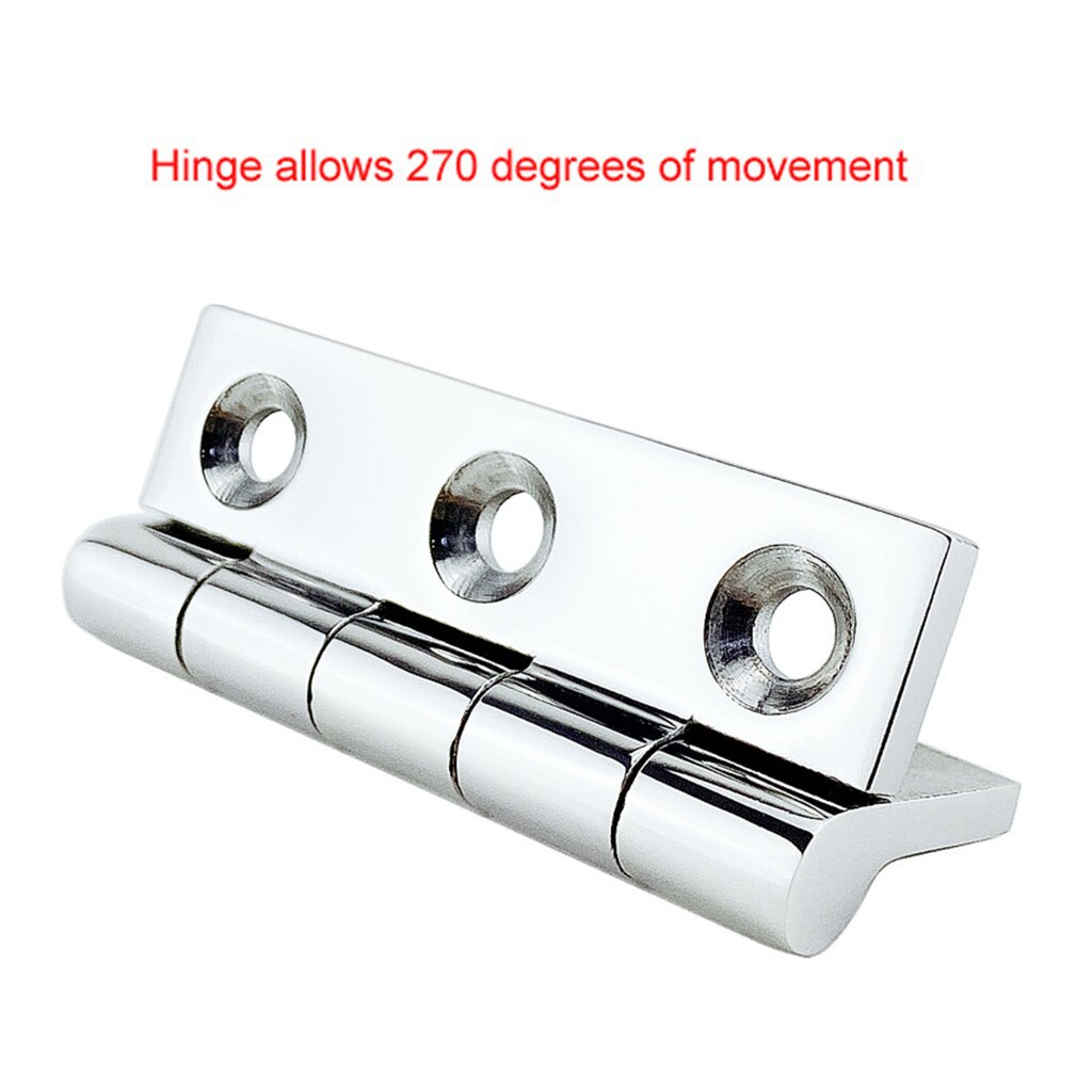 Stainless Steel Boat Piano Hinge Marine Deck Heavy Duty Hinge 50x75 mm