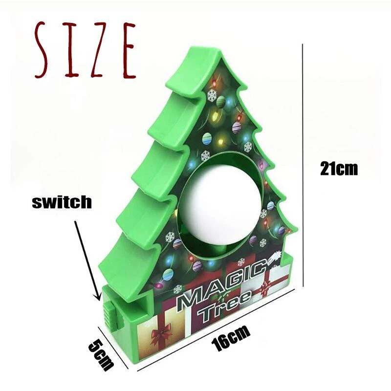 Juego de bolas de dibujo giratorias para árbol de Navidad, máquina de pintura eléctrica, decoración de Navidad, juguetes eléctricos para niños,