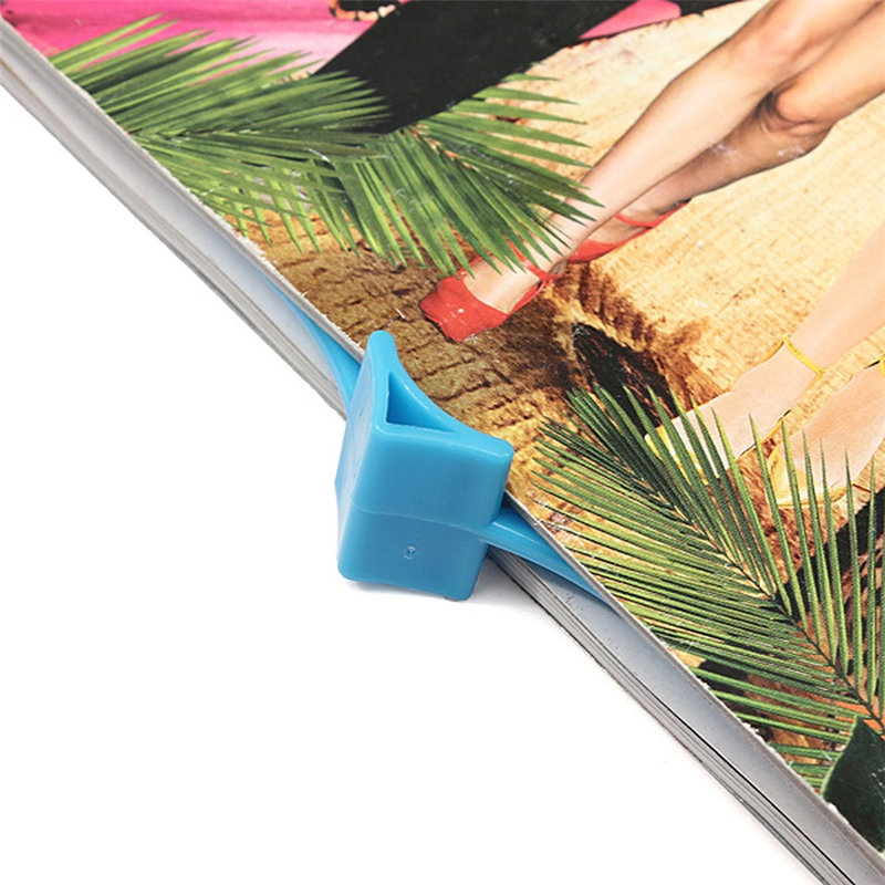 1 PC Office Stationery Multifunction Thumb Book Support Plastic Bookmark Markers Reading Assistant Book Holder