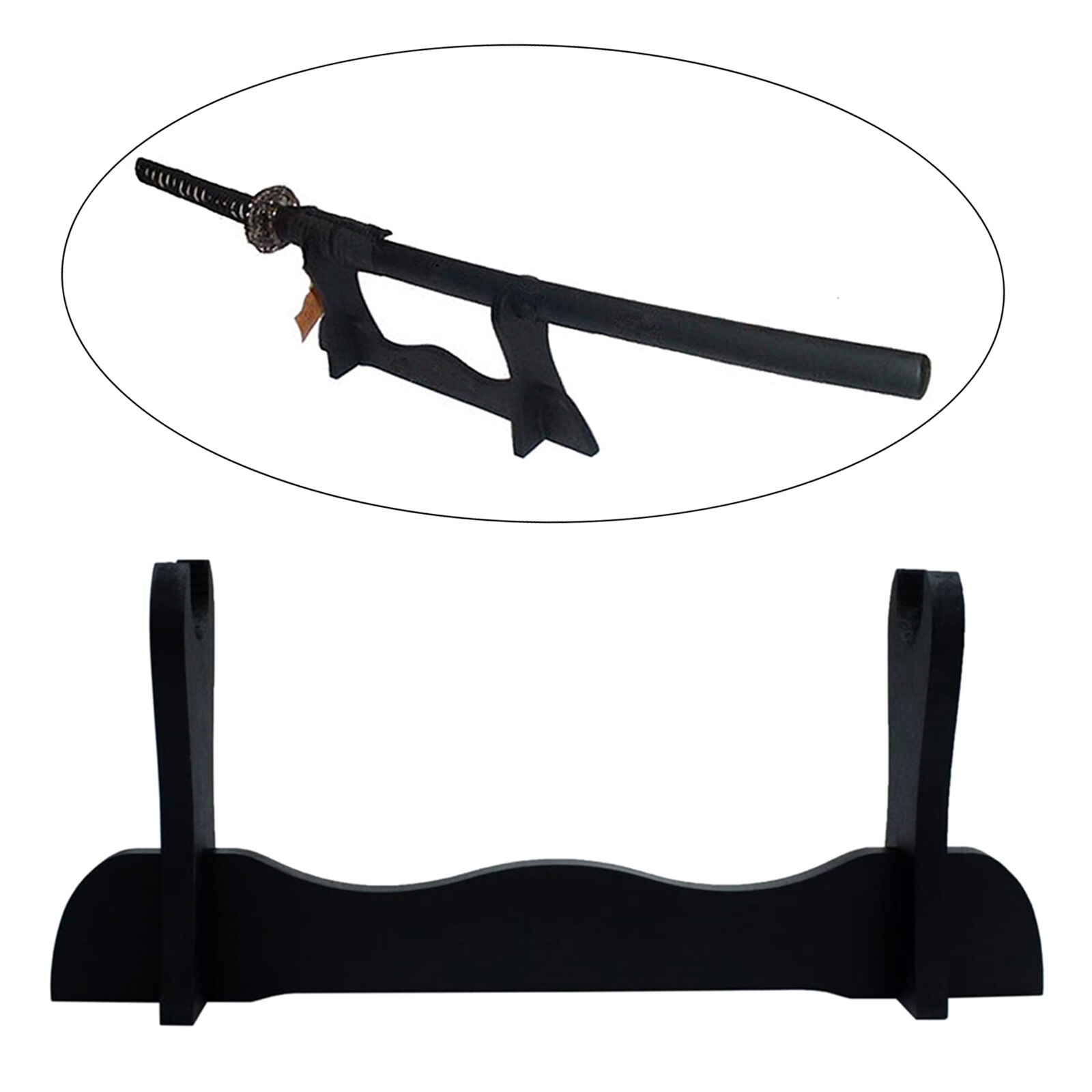 1Pcs Acryl Zwaard Tafel Display Houder Tafel Stand Voor Katana Of Wakizashi