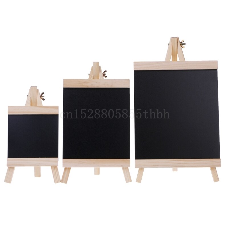 Desktop besked tavle staffel tavle børn træ skrivebrætter sammenklappelige