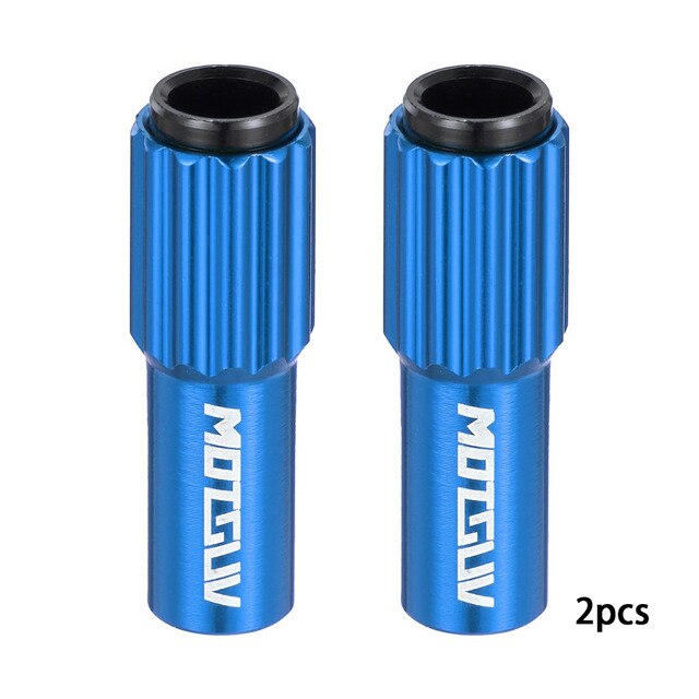 MTB Bike Gear Cable Adjuster Ferrules Inline Gear Derailleur Length Screw Barrel 4MM Variable Speed Coaxial Adjuster Shifting: blue