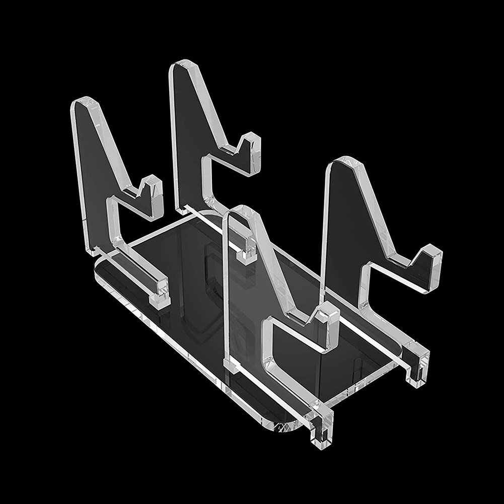 Acrylic Game Console Handle Display Stand Gamepad Bracket Controller Holder Rack Gaming Storage Mount Accessories for PS4 PS5