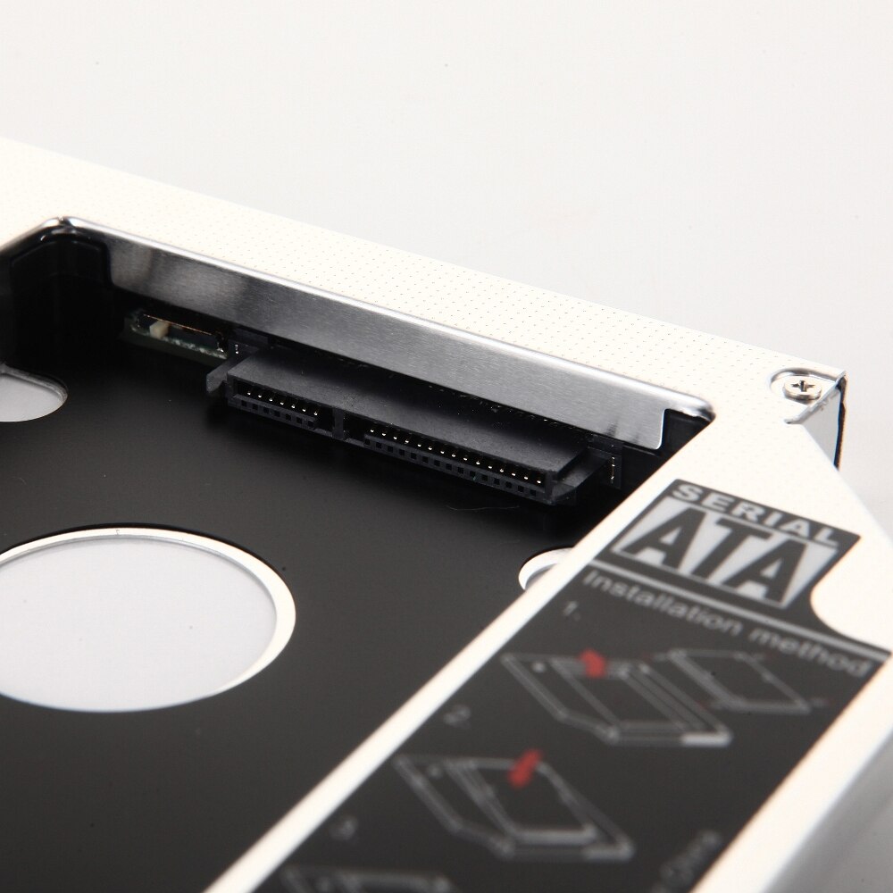 12.7mm 2nd HDD SSD Harde Schijf Optische bay Caddy Frame Adapter voor DELL Vostro 1014 1015 1088 1220 3400 3450 3500 3700 3750