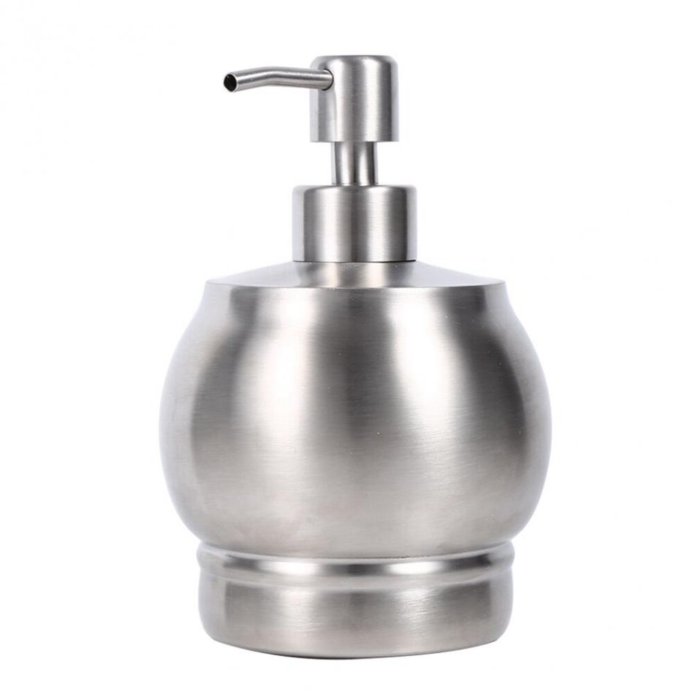 550Ml Stainless Steel Soap Dispenser Pump Lotion Bottle Kitchen Bathroom Detergent Shampoo Shower Hand Wash Bottle Pump Holder