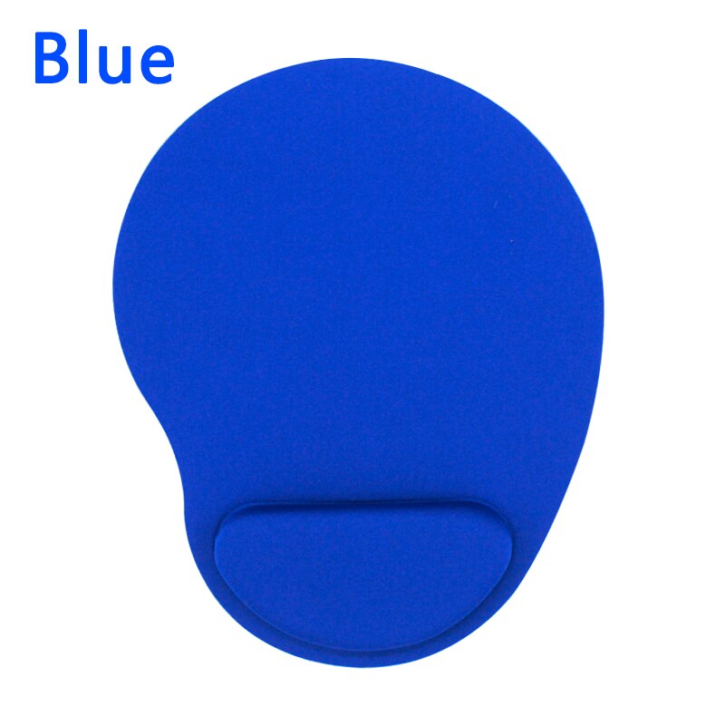 Muismat Met Polssteun Voor Computer Laptop Notebook Toetsenbord Muis Mat Met Hand Rest Muizen Pad Gaming Accessoires: Donkerblauw