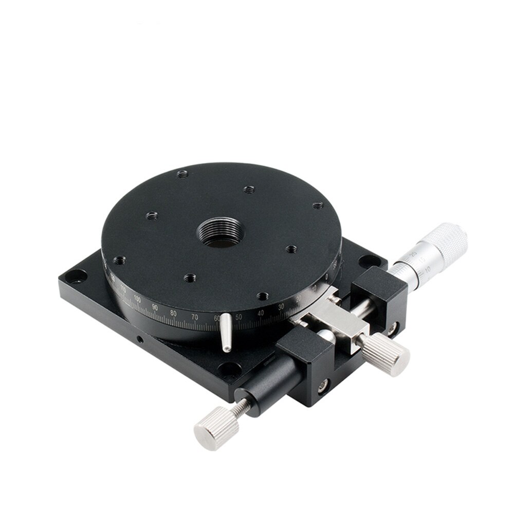 R Axis RSP40 Precision type Manual Rotating Platform Sliding stage Precision Bearing Linear Stage Load 9.8N 40mm RSP40-L RSP40-R