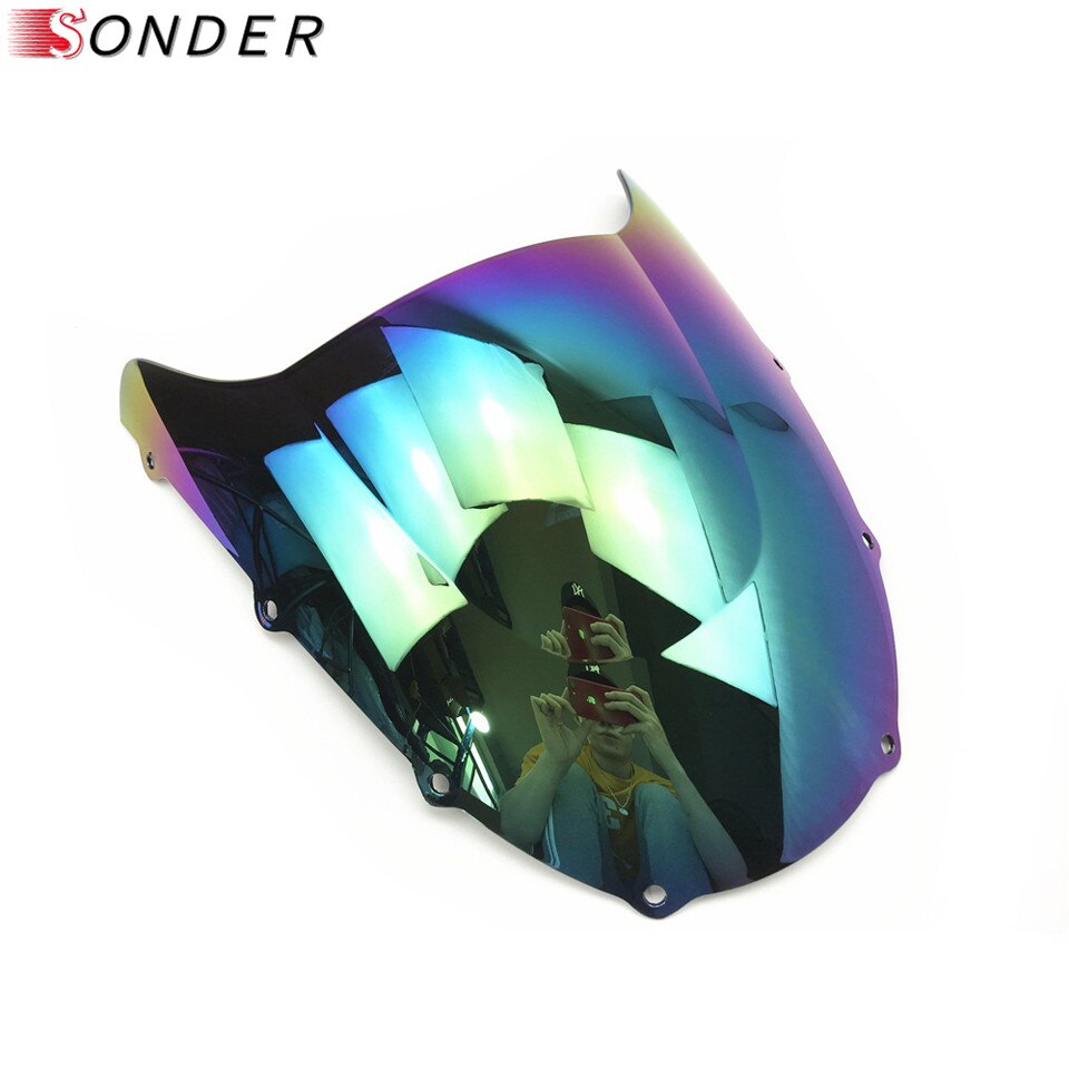 Motocykle szyby podwójne bańka części dla Kawasaki NINJA ZX9R ZX-9R ZX 9R 1998 1999 akcesoria 98 99