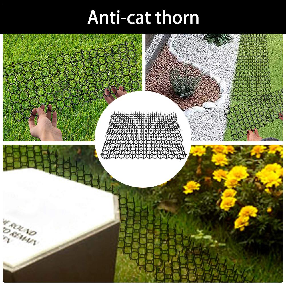 5 Stuks Van Milieuvriendelijke Tuinieren Plastic Anti-Kat Doornen Kat En Hond Repellent Pad Plastic Nagels # Cw
