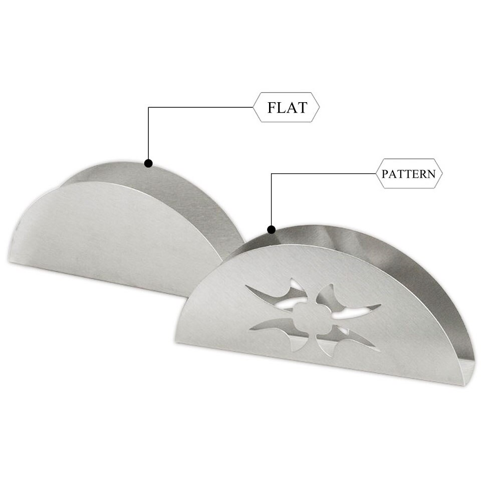 Kitchen Tools Napkin Holder - Stainless Steel Cloth Serviette Holder Dispenser Paper Mail Holder Organizer