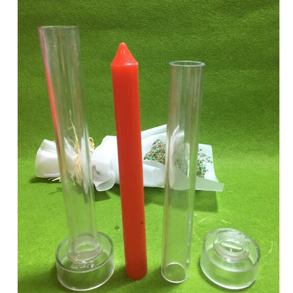 28cm 13cm plast kirketop lys form til gør-det-selv lys fremstilling model