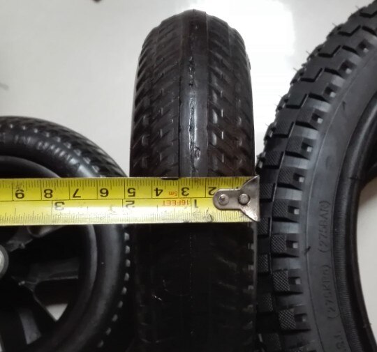 9x2 la rueda trasera de un triciclo de mano de niño 9X2/8 1/2 X2 (55-134) rueda sólida
