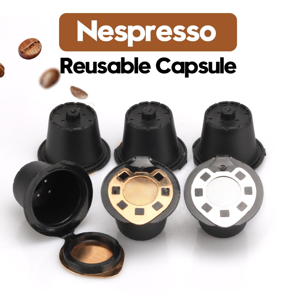 Nespresso Rvs Koffie Filter Herbruikbare Hervulbare Koffie Capsule Cup Lange Service Food Grade Materiaal