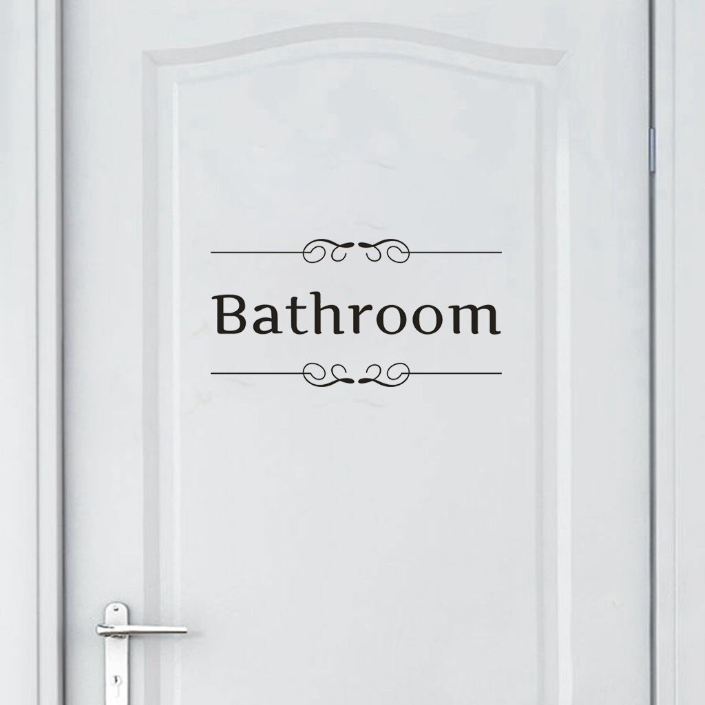 Wall Sticker Bathroom Tips Stickers Home Decor Mobile Wall Affixed With Decorative Wall Window Decoration #Y5: F