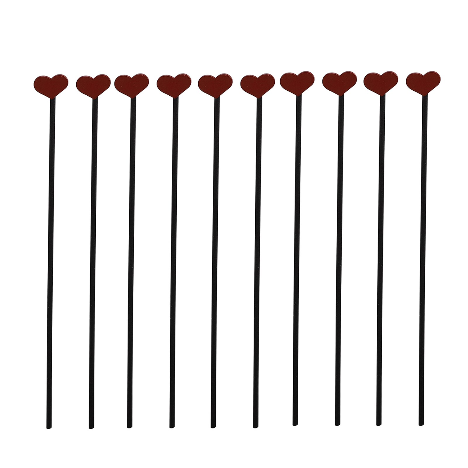 Geurige Stok Aromatherapie Accessoires Wit/Zwart Fireless Badkamer Diy Party Hout Decor Thuis 10Pcs Diffuser Staaf: Black