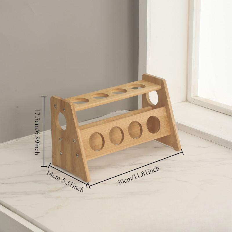 Küche Gewürz Gestell Massivholz Gewürz Flasche Multi Schicht Lagerung Gestell Holz Schreibtisch Gewürz Anzeige Gestell: Licht Grün