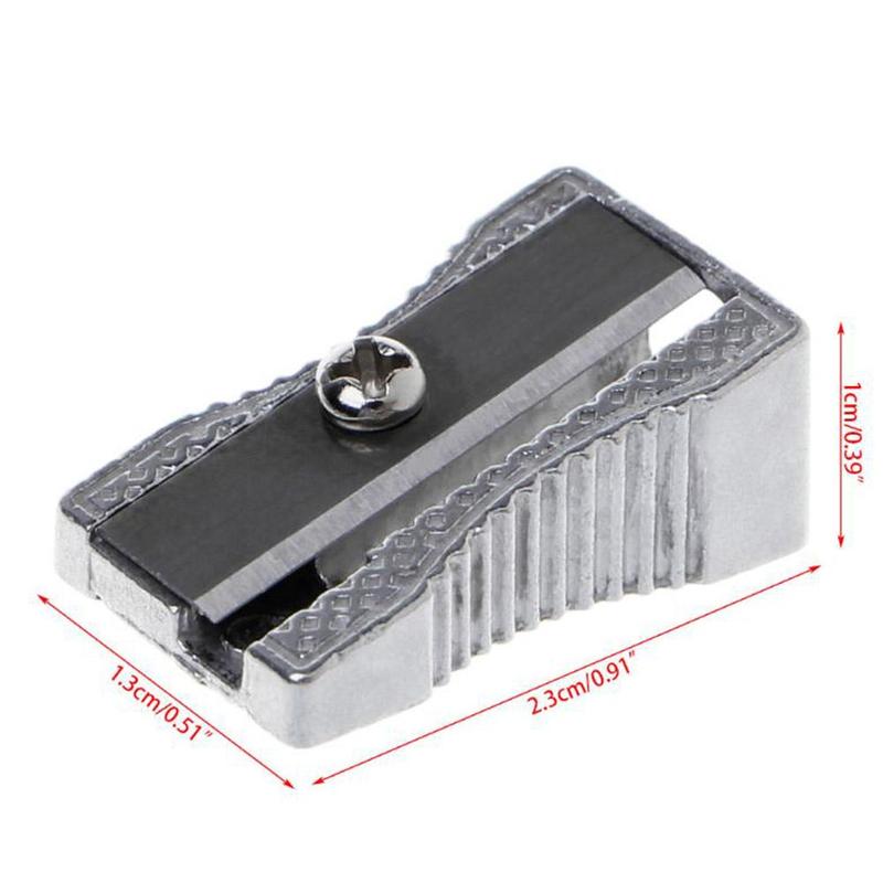 Metall Bleistift Spitzer Nette Klassische machen-hoch Stift Spitzer Für Mädchen Schreibwaren Zurück Liefert Spitzer Bleistift Zu Scho I6I2