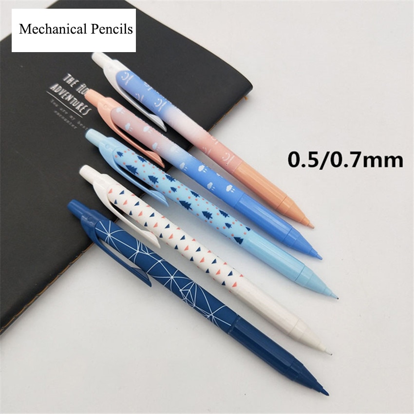 149mm 0.5/0.7mm Automatic Pencil Drawing Sketch Mechanical Pencils Student Kids Writing Mechanical Pencil Stationery Supplies