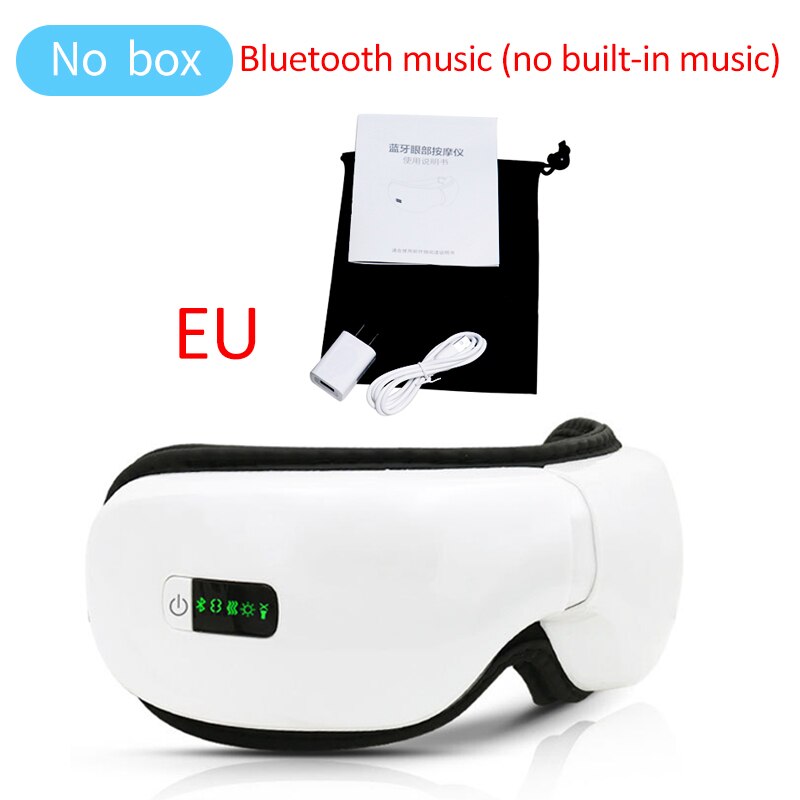 Wibracyjny masażer robić oczu Bluetooth elektryczny masażer okolic oczu zmęczenie zmarszczek łagodzi masaż na podczerwień kompresja powietrza: 263 bez pudełka EU