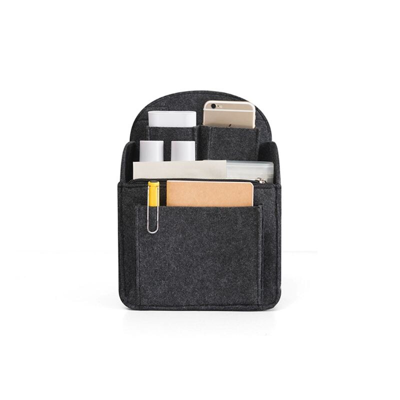 Tragbare Fühlte Lagerung Organizer Einsatz für Rucksack Rucksack Handtasche Schulter Tasche 7XEC
