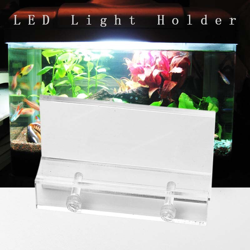 Aquarium Helder Aquarium Led Licht Houder Lamp Armaturen Ondersteuning Stands Hang Doos Aquatic Fish Tank Verlichting Accessoires