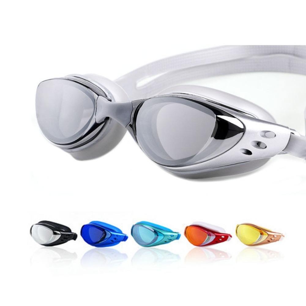 Anti Fog Lens Zwembril Waterdicht Anti-Uv Zwembril Anti-lekkage Zachte Gegalvaniseerde Zwembril Voor Zwemmen