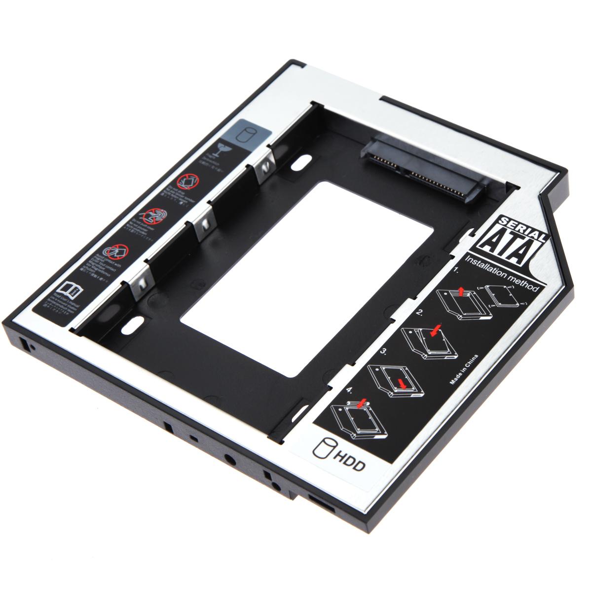 Universele 2.5 2nd 9.5Mm Ssd Hd Sata Harde Schijf Hdd Caddy Adapter Bay F