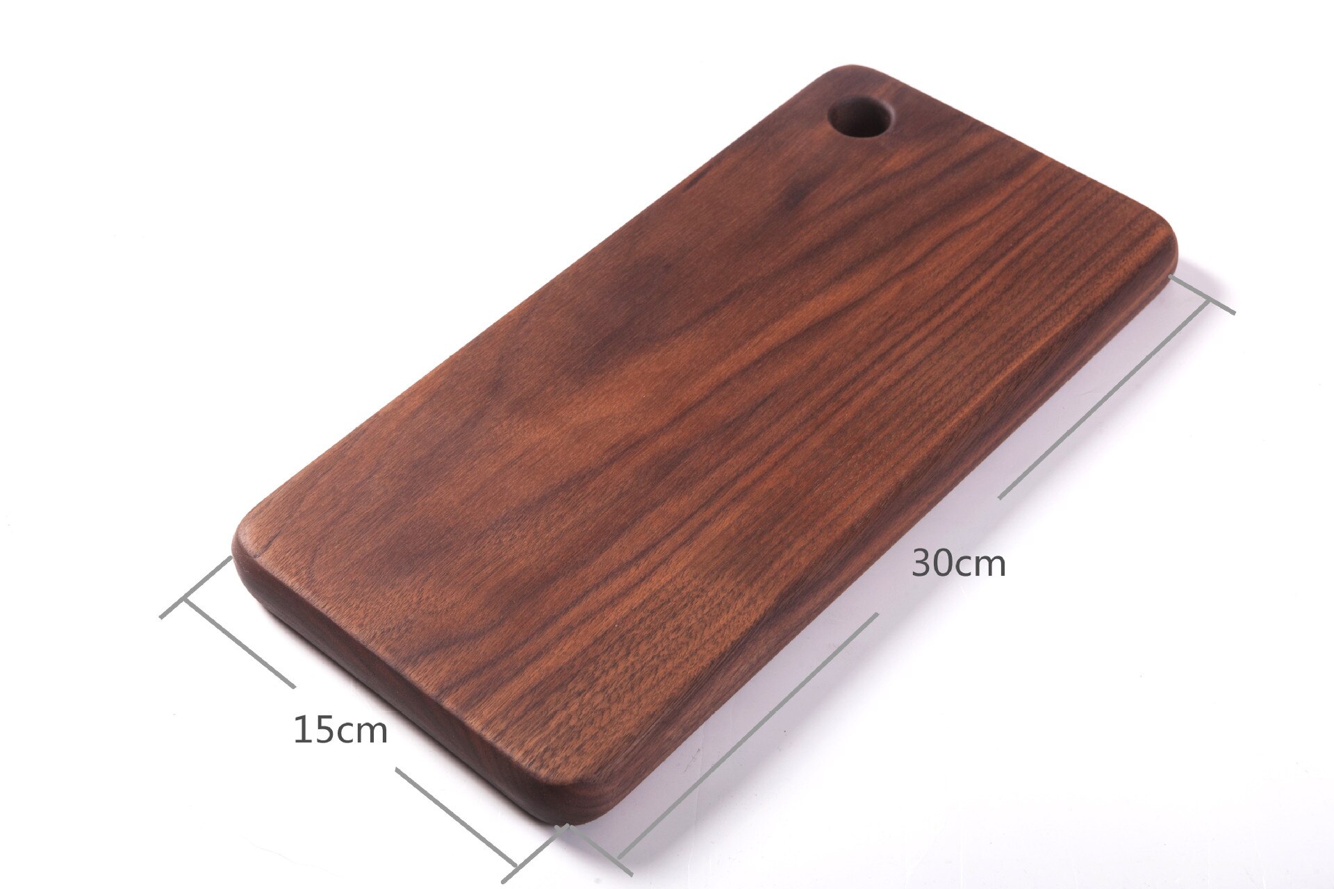 Japanese black walnut special-shaped breadboard solid appliances beeswax whole wood wood rootstock Choppingboard kitchen