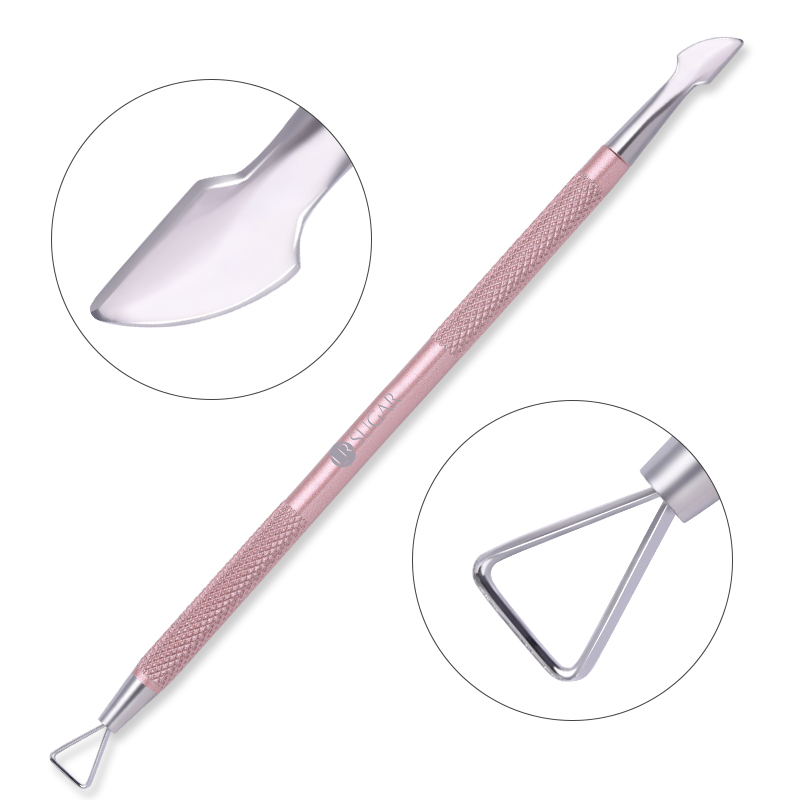 Azúcar UR oro rosa, para uñas cutícula cortauñas de tijeras cortador de cutículas producto para eliminar la piel muerta de pedicura de uñas de arte: UV Gel Remover