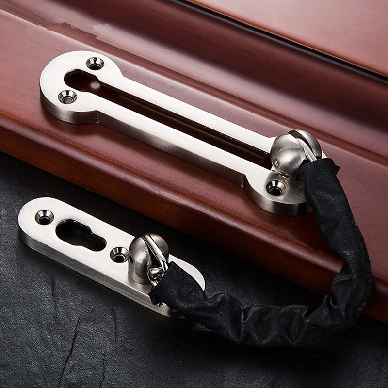 Roestvrijstalen antidiefstalketting voor schuifdeuren, hotelkantoorbeveiligingsketting, kastsloten, decoratieve hardware