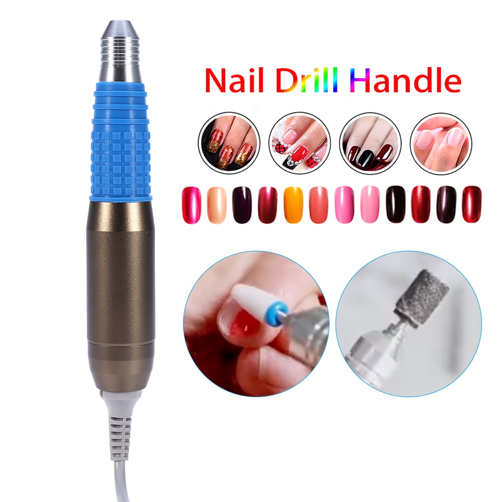Professionele Elektrische Nail Boor Handvat Voor Elektrische Nail Manicure Pedicure Machine Handvat Nagelvijl Polish Boor Gereedschap