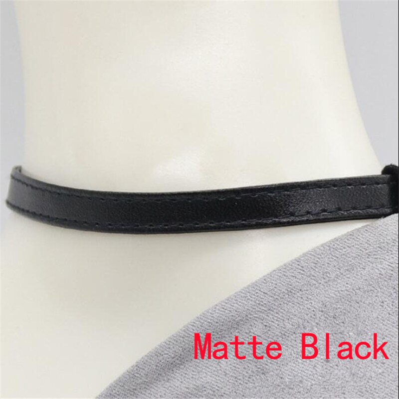 1 paio di lacci regolabili alla moda per tacchi alti cintura per scarpe caviglia che tiene le donne allentate fascio antiscivolo lacci cinturini cinturino: opaco nero