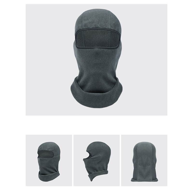 -Winter Warm Balaclava Thermische Winddicht Bivakmuts Full Face Caps Helm Liner Voor Mannen Vrouwen