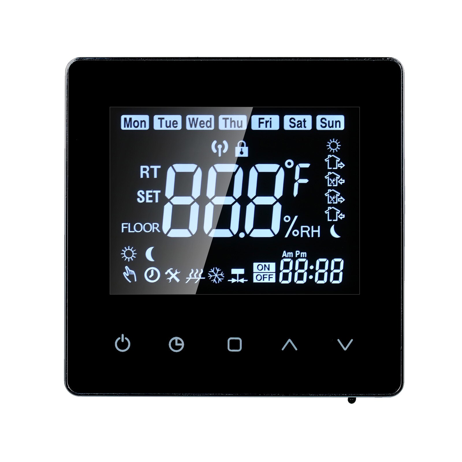 Smart LCD Touch-screen Programmable Wi-Fi Thermostat 16A Digital Temperature Controller with WIFI Electric Heating for Home