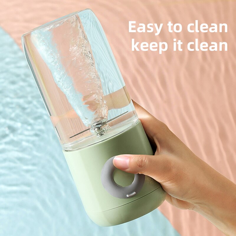 Electric Portable Blender Hand USB Rechargeable Mixer Fruit Orange Juicer Machine Personal Lemon Squeezer Juicer Mini Blender