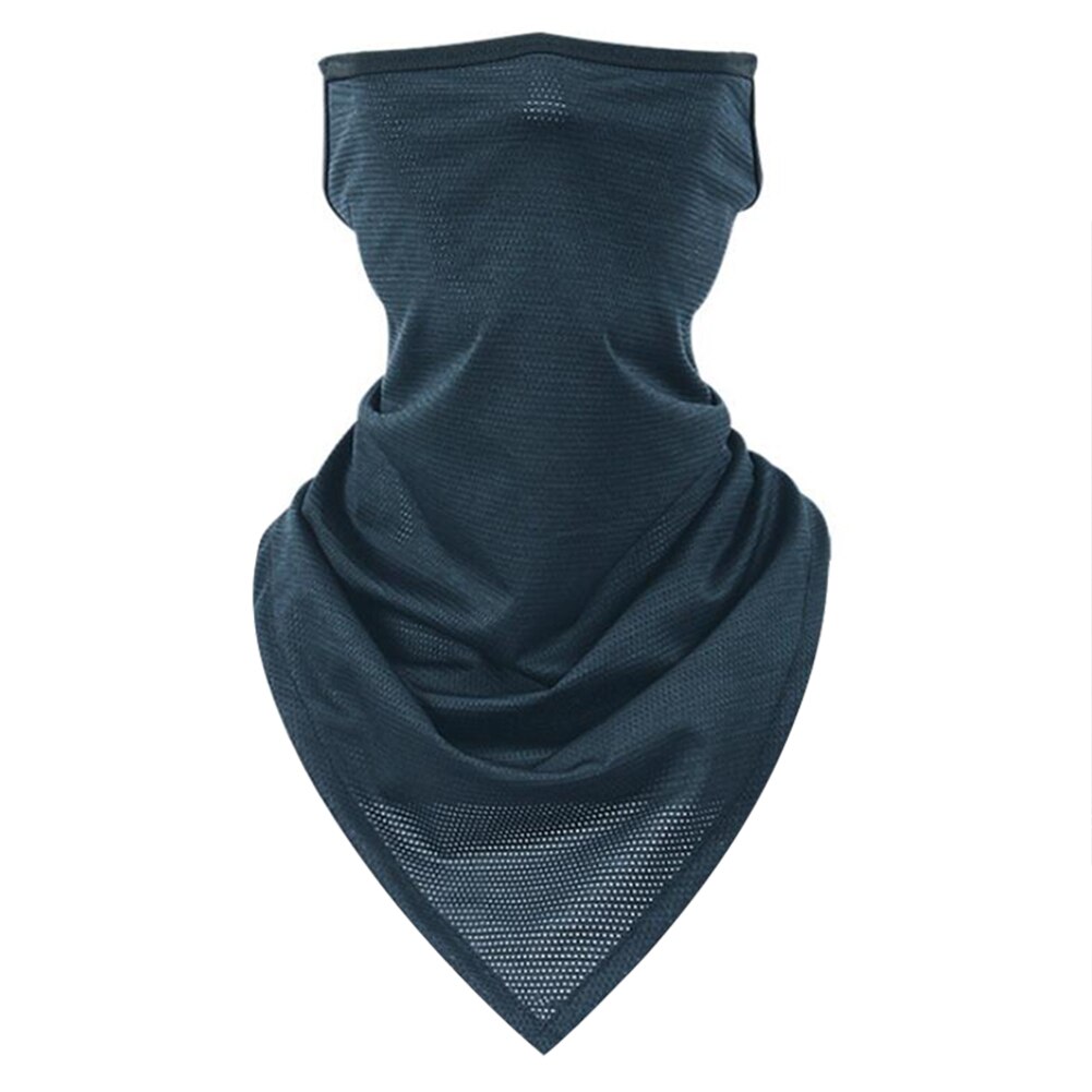 Sommer ridning tørklæde is silke hals sæt magisk turban cykel hængende øre trekant tørklæde udendørs støvtæt solcreme ansigt håndklæde: Ndg