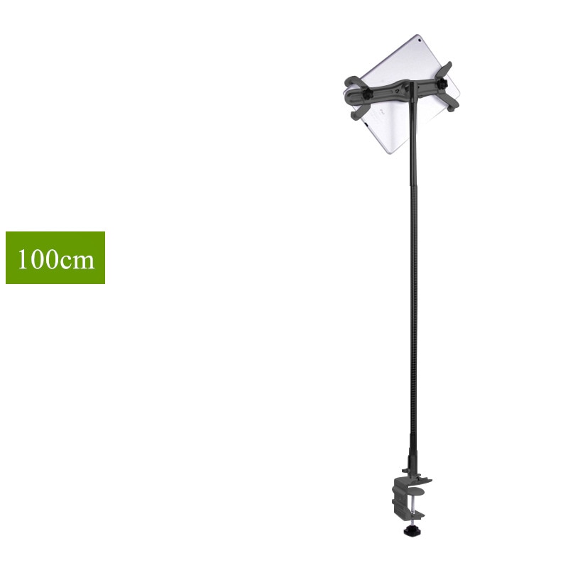 Flexible Full Metal Tablet Holder Long Arm 100cm Screen 360 Rotation Support 4-11 inch Mobile Phone Lazy Stand for iPad Mini