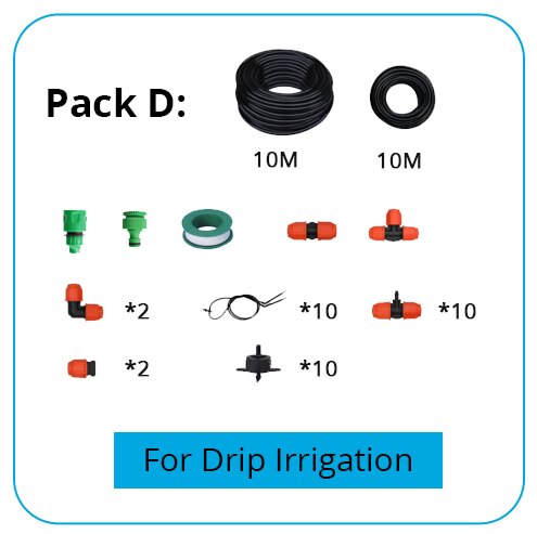 Tuya WiFi Smart Irrigation Electrical Watering Automatic Sprinkler Remote Garden System Timer Alexa Echo Google Home: Pack D