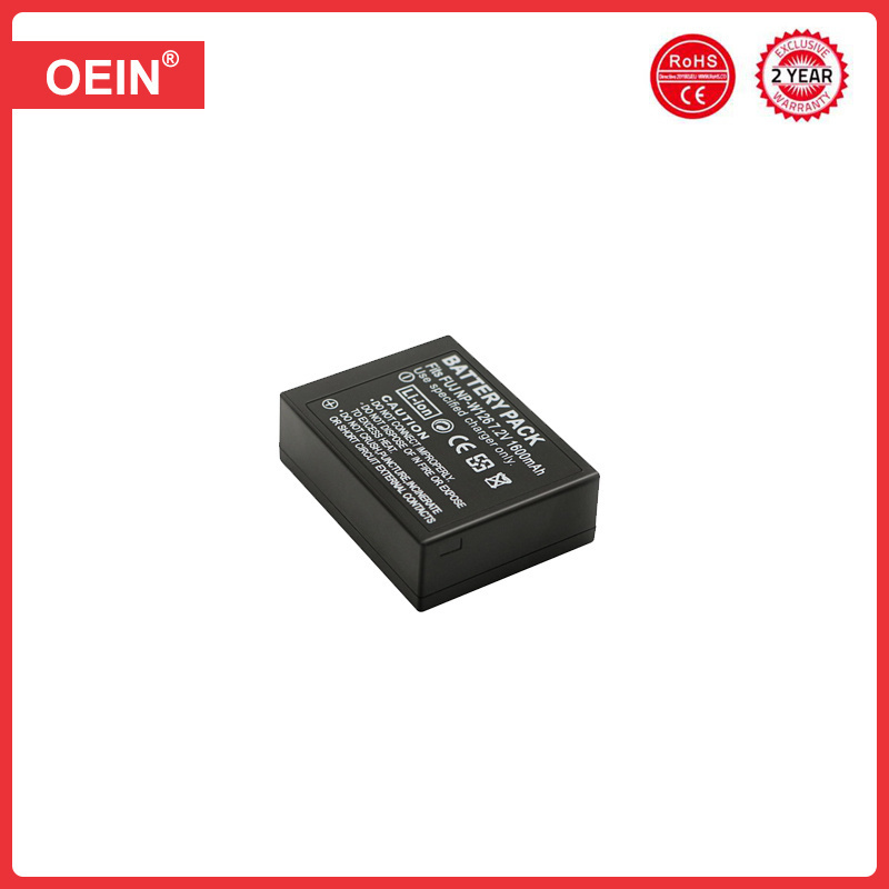 4 stk 1260 mah np -w126 np w126 np-w126s w126s batteri + ledet dobbel lader for fuji x-pro 1 xpro 1 x-t1 xt1,hs30 exr  hs33 exr x pro 1: Rød