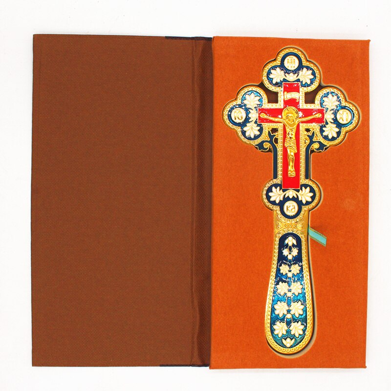 T Kruis Decoratie Orthodoxe Kruis Religieuze Icxi Cross: Rood