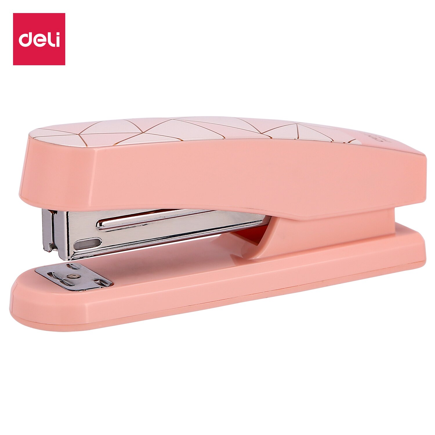 DELI Stapler NO.12 Half Strip stapler 24/6 &amp; 26/6 Smooth Stapling Stationery Office Supply Staples E0402F