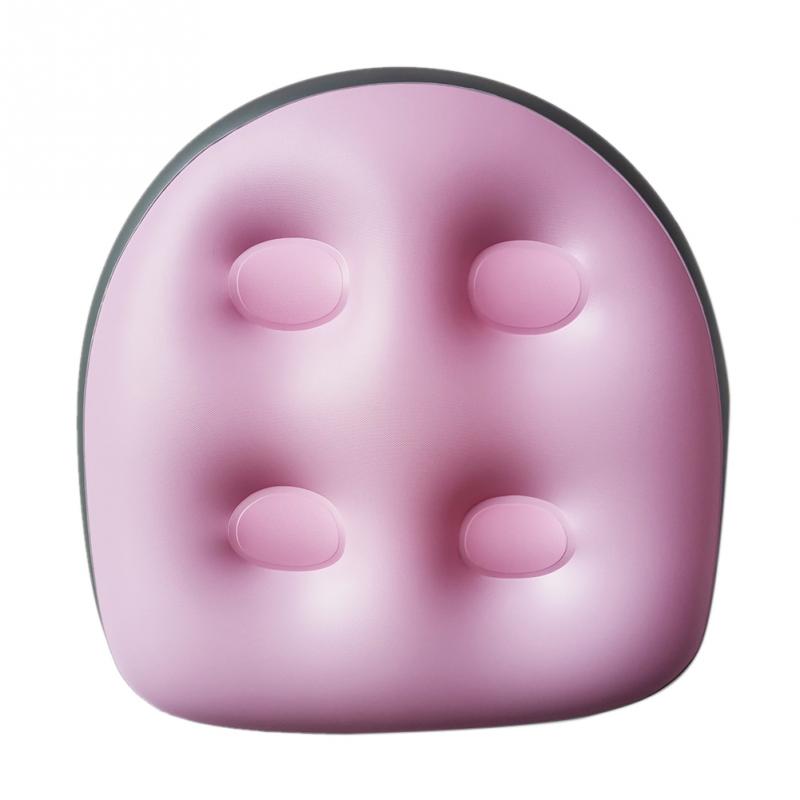 Almohadilla trasera multifuncional, cojín de Spa, alfombrilla de masaje, asiento elevador inflable blando, respaldo suave relajante, apoyo para adultos, niños, baño Pil: Pink 1pc