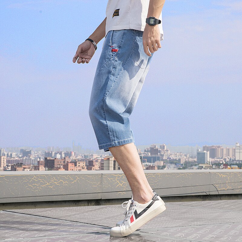 Grote maten zomer heren shorts stretch casual – Grandado