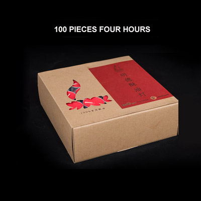 Ghee Boter Kaars Natuurlijke Kleurrijke Rode Wax Aromatherapie Drijvende Kaarsen Geurkaars Lont Photophore Gele Kaarsen 10: 1Red 100PC 4H