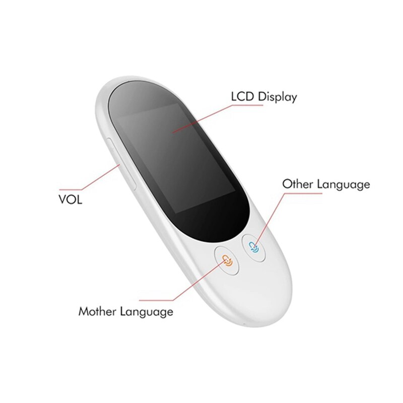 Smart Voice Photo Scanning Translator 2.4Inch PressScreen Wifi Support Offline Portable Multi-Language Translation