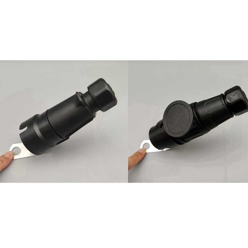 Trailer Plug Bracket Trailer Connector Bracket Trailer Plug Adapter 7Pin/13Pin Trailer Plug Bracket For RV Trailer UTV