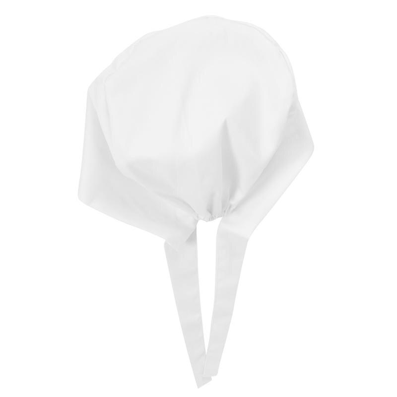 Bomullsläkare sjuksköterskemössa kosmetolog apotekarkeps (mörkgrön + himmelsblå + lila + marinblå + vit + rosa + sjöblå: Vit 28 x 14cm