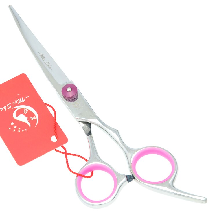 6" Stainless Steel Pet Grooming Scissors Shape Blade Dog Cutting Hair Clipper Puppy Groomer Up Curved/Down Curved Shears B0003A