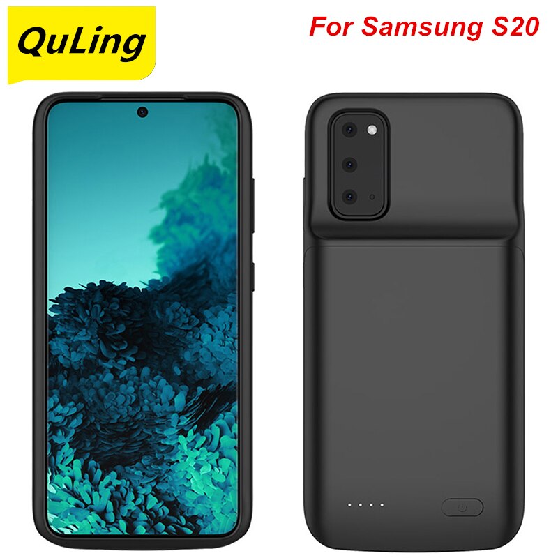 Quling 4800 Mah Voor Samsung Galaxy S20 Batterij Case S20 Batterij Oplader Bank Stroom Case Voor Samsung Galaxy S20 Batterij case